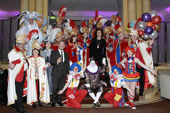 Einzug des Narrhalla Prinzenpaares in das Hotel Bayerischer Hof (Foto: Ingrid Grossmann)